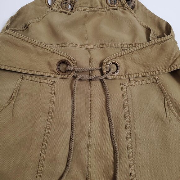 Hei Hei Anthropologie Recreation Utility Overalls XS Olive Green Wide Leg Pocket - Picture 12 of 16